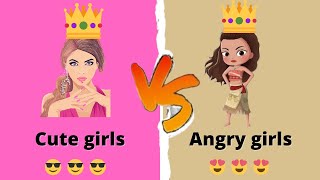 Cute girls vs Angry girls : Which One Are You? 💁🏻‍♀️😍😤🙎🏻‍♀️ @jitendrachitara2 👱🏻‍♀️👩🏻‍🦰😎😍👩🏻‍🦱 screenshot 5