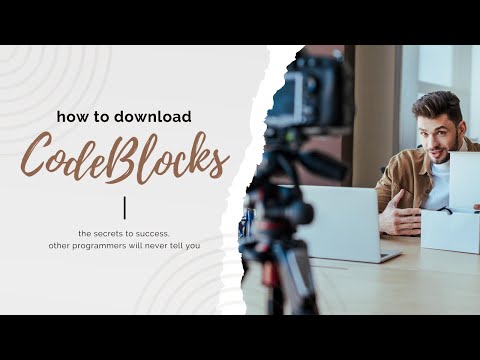 C/C++ Tutorial - How to download code blocks - video 1