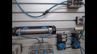 How to make A+B+A-B- Pneumatic circuit using cascade valves with actual Lab practical part 2