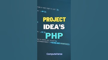 Project ideas for PHP