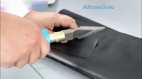 25kHz Ultrasonic Cutter Machine For Cutting PU Material (HD)