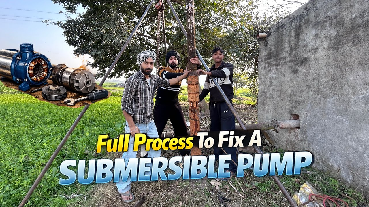 ਮੋਟਰ ਪਾਉਣ ਲੱਗਿਆਂ ਆ ਕੀ ਹੋਗਿਆ😱! @Jarmanvines 