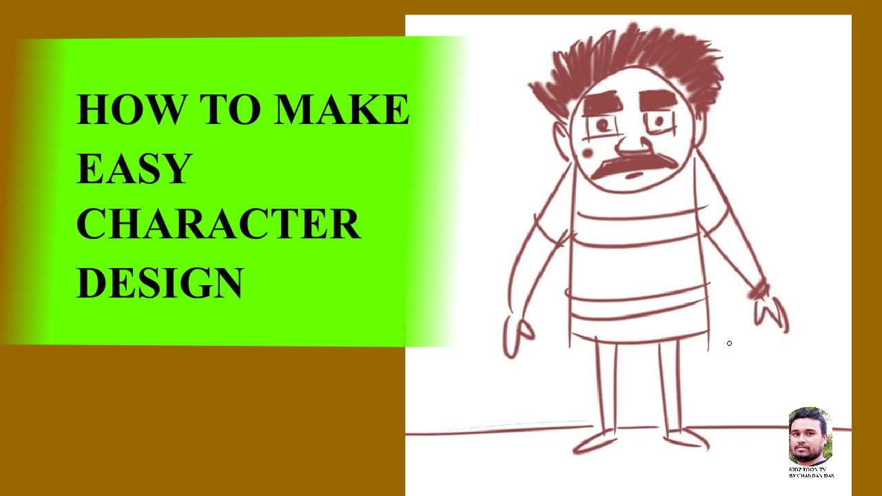 Easy character design for beginners || How to make character easily ...