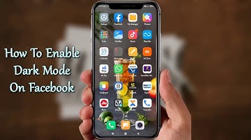 how to on dark mode on facebook | set dark mode on facebook | facebook new dark theme update