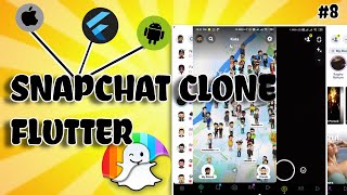 Snapchat Clone from Scratch #8 | UI | Material Design | Snapchat UI redesign
