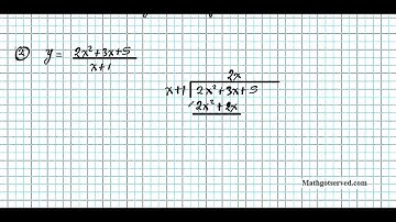 Finding Slant Asymptotes Precalculus Vertical Horizontal end behavior Asymptote