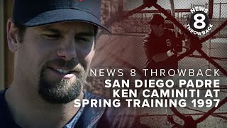 Ken Caminiti at San Diego Padres spring training in 1997