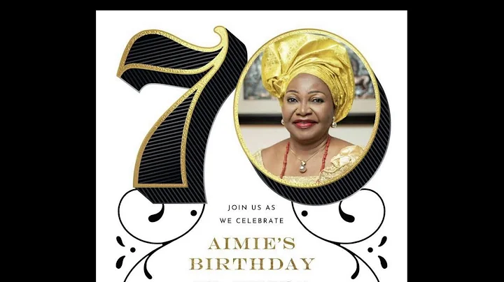 70TH BIRTHDAY CELEBRATION OF MRS. AIME KADIRI