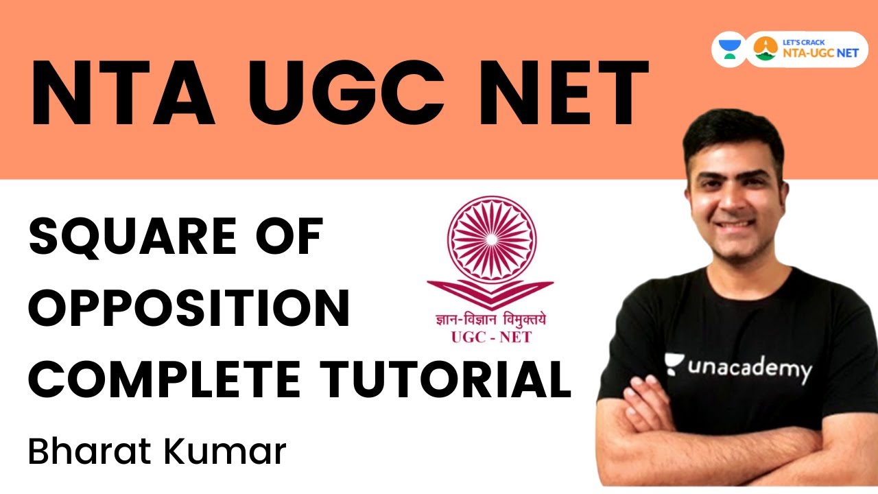 Square of Opposition Complete Tutorial | Bharat Kumar | Let's Crack NTA-UGC NET