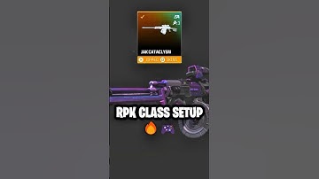 *NEW* META RPK Class Setup Is Now Broken In Warzone 3! 🔥🎮 #cod #warzone #mw3 #shorts
