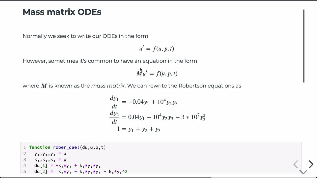 Solving Differential Equations in Julia w/ DifferentialEquations.jl