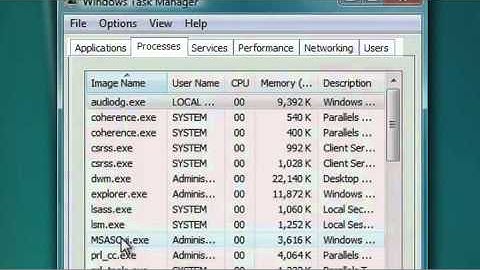 How to Free Up CPU Resources in Windows Vista