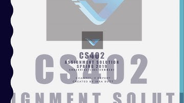 CS402 (Theory Of Automata) Assignment No 2 Spring Solution 2019