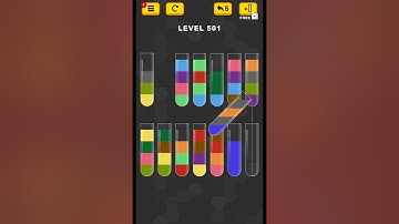 #new Water Color Sort Puzzle level 501 #WaterColorSortPuzzle #game #games
