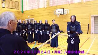 剣道 ④実戦 攻めと打突の好機 200224.№1103.攻め入る - YouTube