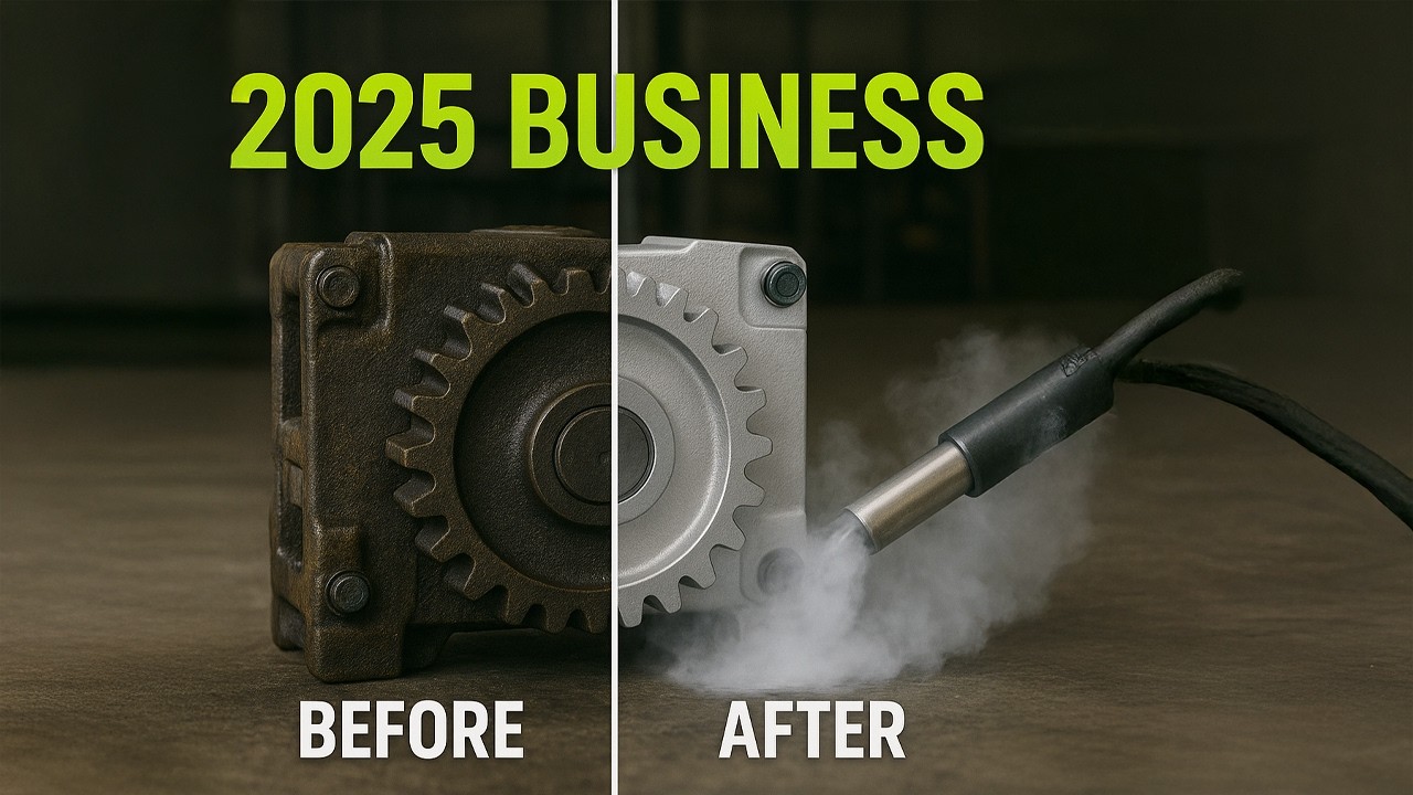 Dry Ice Cleaning Machine 2025  NEW Business Idea