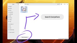 The Global Search of Files in GNOME 45