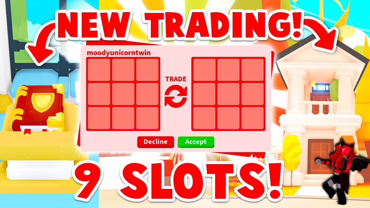 NEW Trading Windows And Trading History Book In Adopt Me! (Roblox) - YouTube