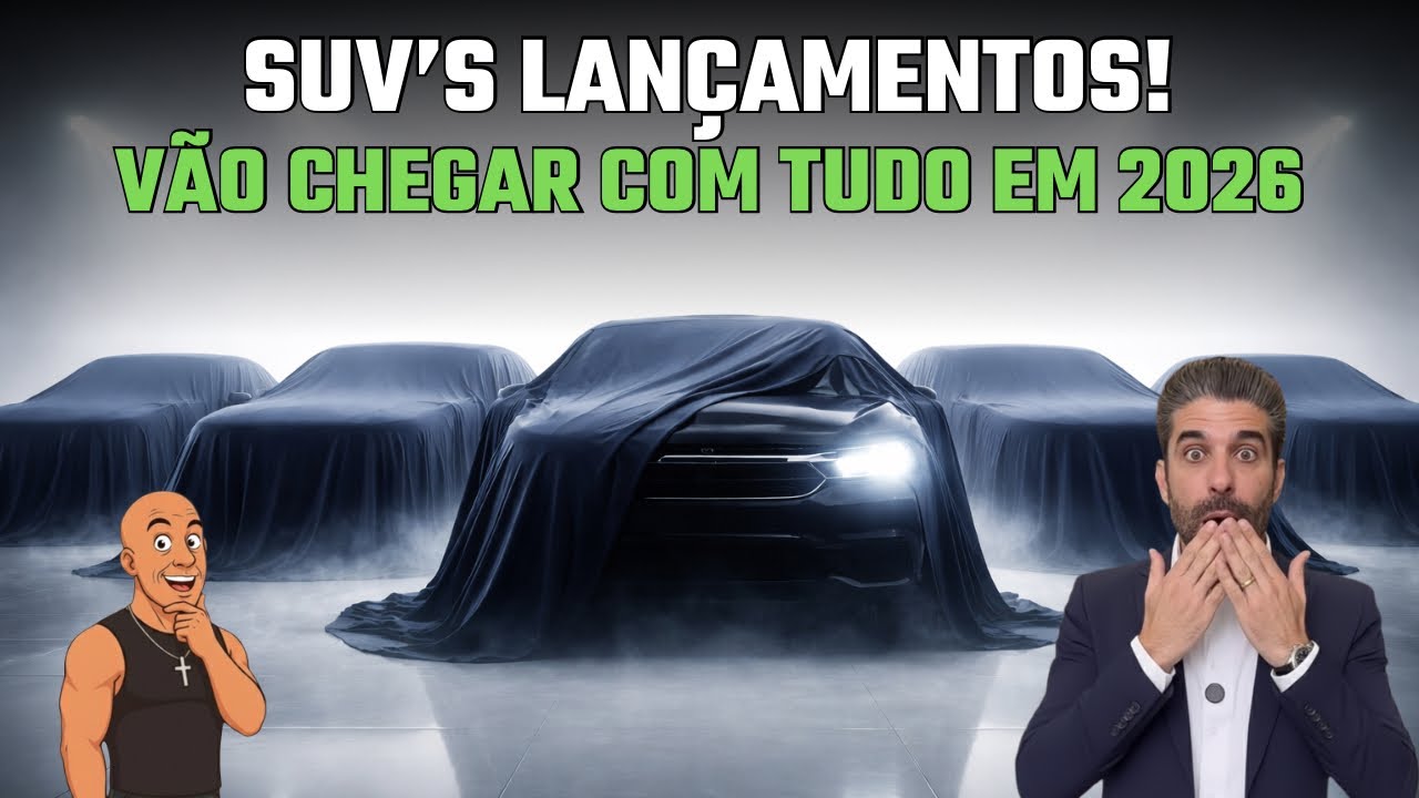 5 lançamentos SUV que prometem dominar 2026 - Vai comprar algum?