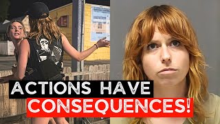WOKE Canadian Encourages Violence Against Trump Family, Then Gets Herself Deported!