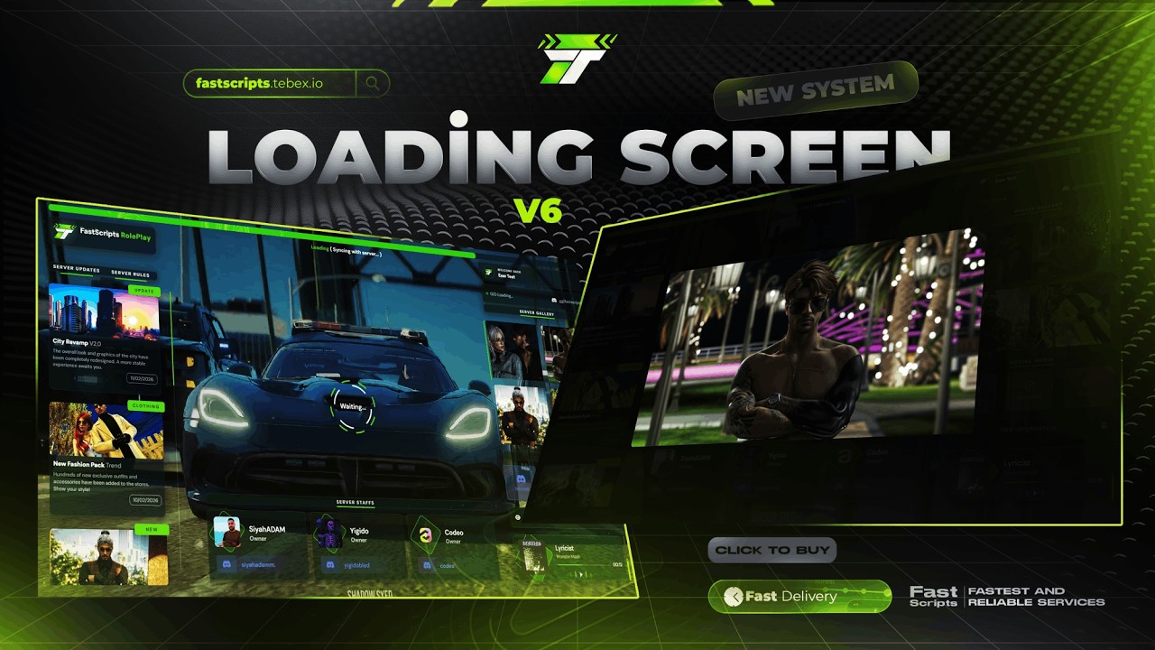 Fast Scripts Loading Screen V6 FiveM | discord.gg/fastscripts - YouTube