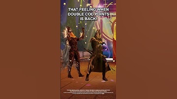 The most satisfying thing 🥳 Double COD points is BACK throughout all of Season 1!