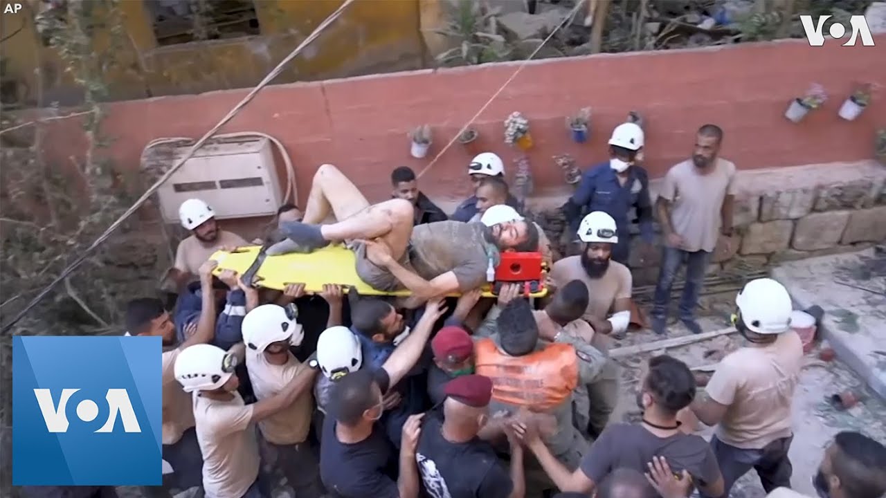 Man Rescued From Rubble After Beirut Blast