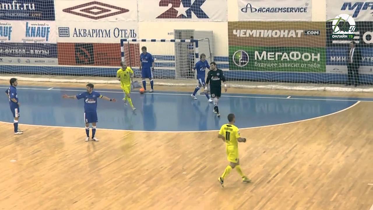 ГАЗПРОМ-ЮГРА - ДИНА. Голы второго матча. ДинаТВ, Дина, мини-футбол ...
