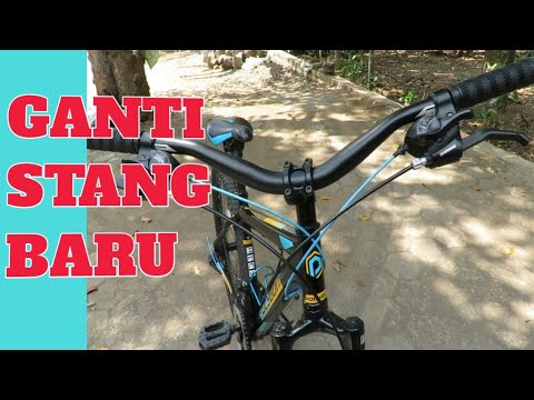 DIY Ganti stang sepeda polygon monarch 5 indonesia 