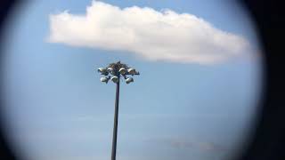 Osprey Nest on a Light Pole.