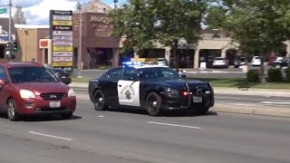 CHP Dodge Charger Responding Code 3 to a Vehicle Accident