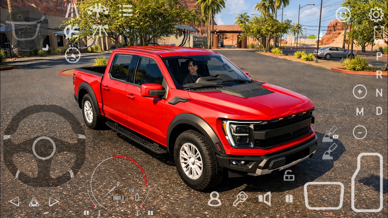 Red Ford F-150 Raptor 4x4 in Desert Town 🌵🔥 | Ultra Graphics