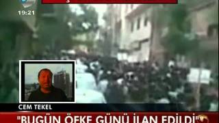 KANAL D HABER CEM TEKEL SURİYE ŞAM CANLI YAYIN 29.04.2011