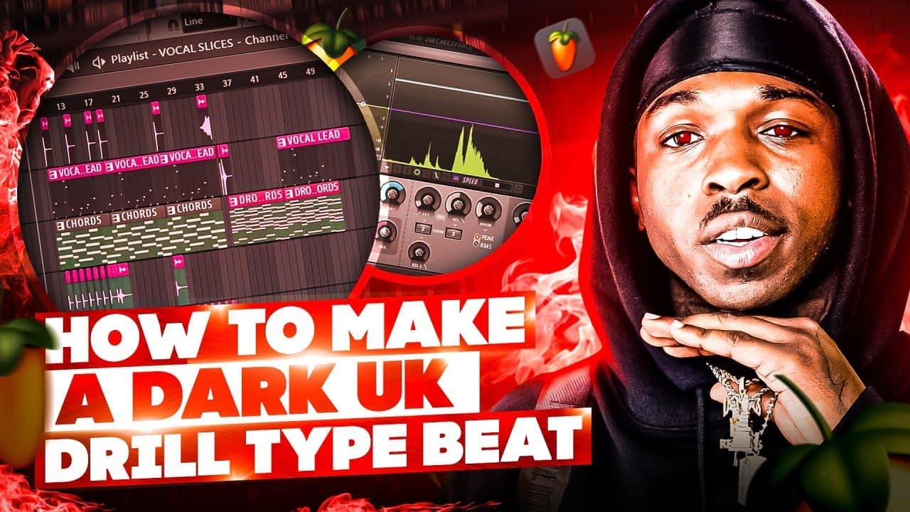 How To Make A Dark UK Drill Beats From Scratch (FL Studio Tutorial) # ...