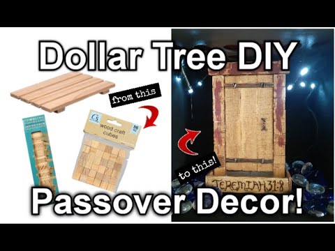 Dollar Tree DIY Passover Decor Part 1