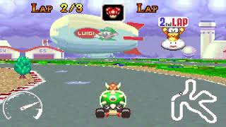Mario Kart Super Circuit Luigi Circuit Time Trials