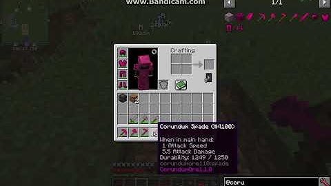 Corundum Ore Ver1.1.0 1.12.2 Forge Mod Overview (Not the 1.8.9 mod when searching curseforge.com)