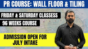 Get certified with Certificate III in Wall and Floor Tiling and get solid career in Australia. 🧱✨