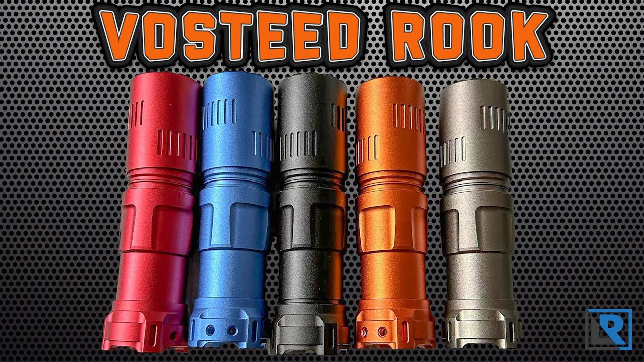 Vosteed Rook Review (1800 Lumens, 3x Nichia 519a, 18350