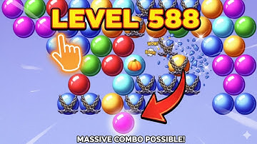 Bubble Shooter Android Gameplay Level- 588 Full Walkthrough || Bubble Shooter Game Play level 588