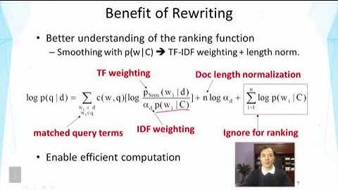 DATA MINING   2 Text Retrieval and Search Engines   Lesson 4 5 Statistical Language Model Part 2