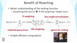 DATA MINING   2 Text Retrieval and Search Engines   Lesson 4 5 Statistical Language Model Part 2