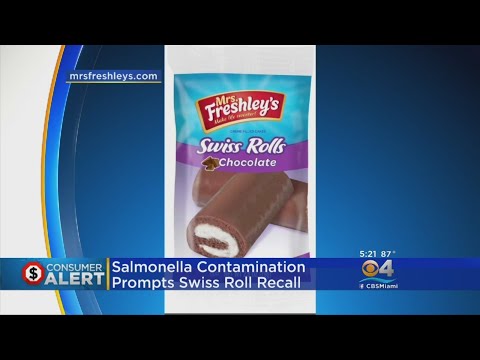 Swiss Rolls Recalled Nationwide Due To Salmonella Concerns