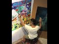 Pintando a dos manos – trash art, street artist BCN, art video Barcelona