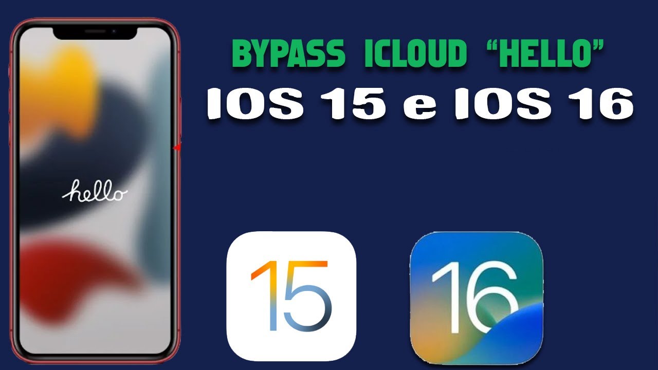 Bypass iOS 15 e 16 Hello Screen - YouTube