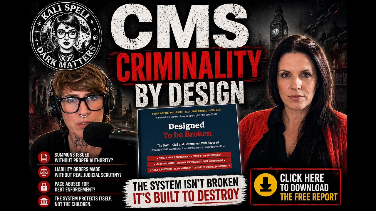 THE CHILD MAINTENANCE SERVICE [CMS] =FRAUD. A CRIMINAL RACKET! - YouTube