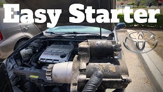 V6 Toyota Camry Starter Replacement