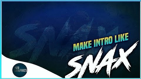 How To Make Intro Like Snax Gaming On Android | Snax Gaming Intro in Android | kinemaster Tutorial
