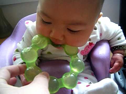 Baby's cold teething ring (Day 137 