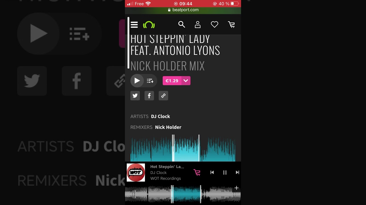 DJ Clock Ft Antonio Lyons - Hot Steppin’ Lady (Nick Holder remix)